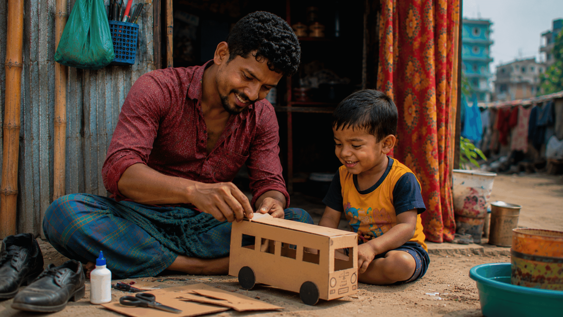 নিত্য প্রয়োজনীয় জিনিস দিয়ে ক্রিয়েটিভ খেলনা বানানো