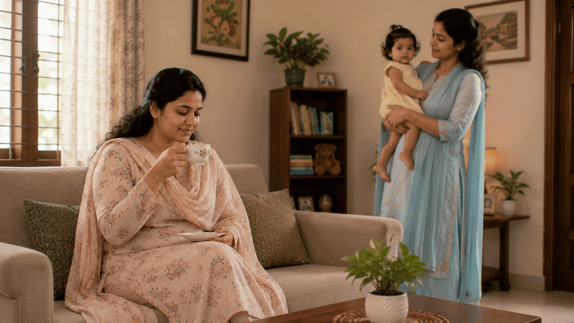 নবজাতক ও টডলারকে একসঙ্গে সামলাতে গিয়ে মায়ের মানসিক অবসাদ
