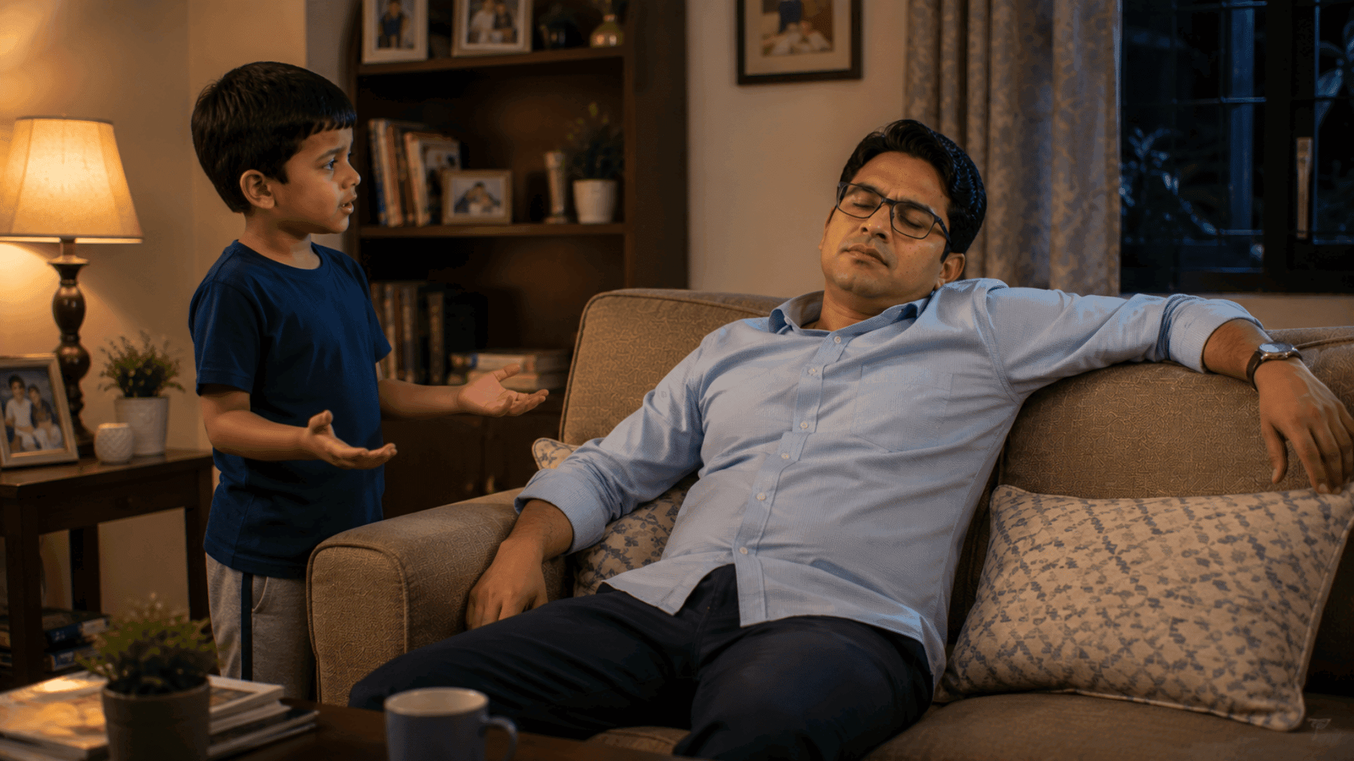 কর্মব্যস্ত বাবার ক্লান্তি কি পরিবারের ওপর প্রভাব ফেলে?